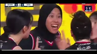Highlight Redsparks 3 : 1 Pink Spiders. Point dari smash dan block. #megatron