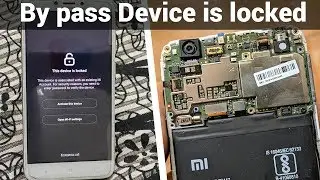 Remove/unlock MI account (bypass Activate This Device) on Redmi Phone using test points