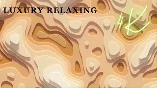 Luxury Relaxing | 4K Minimal loop | Smooth Orange | 100% Mood Enhancer