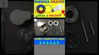 Como obtener ENERGIA INFINITA con un simple imán!