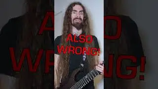 You play the THUNDERSTRUCK riff wrong!  