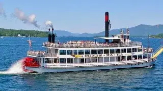 Lake George, New York cruise on the famous & oldest steamboat “Minne Ha Ha”.