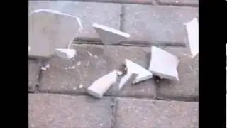 Casio EX FH100 tile crash slow motion Fliese kaputt Zeitlupe