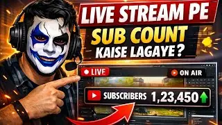 How to Add Live Subscriber Count on YouTube Live Stream | OBS Tutorial 2026
