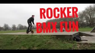 ROCKER BMX FUN - JESUS GREEN SKATEPARK - CAMBRIDGE, UK