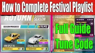 Forza Horizon 5 How to Complete Festival Playlist Autumn Season Series 36 Full Guide, Tune Code