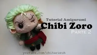 Como Fazer o Quimono do Chibi Zoro  #ChiharuSuh