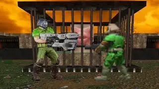Doomguy vs Doomguy (AI test)