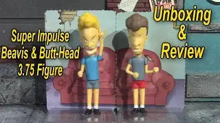 Super Impulse 3.75 Inch Beavis & Butt-Head Figures And Diorama Base Unboxing & Review