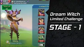 Lords Mobile - Dream Witch Limited Challenge Stage 1