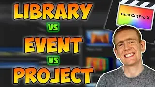 Final Cut Pro X - Library vs Event vs Project