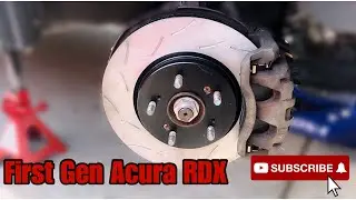 DIY: 1st Gen 07-12 Acura RDX front rotors and brake pads | brakenetic