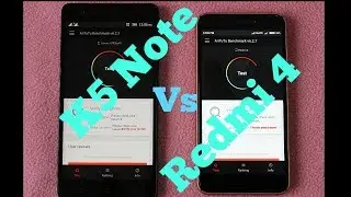 Redmi 4 Vs Lenovo K5 Note Benchmark Test| AuTuTu benchmark test| Redmi 4 India