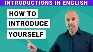 How to INTRODUCE YOURSELF in ENGLISH | Tell me about yourself interview question