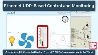 81- Project 16 Ethernet UDP-Based Control and Monitoring, part 1 | mikroC Pro for PIC Tutorial