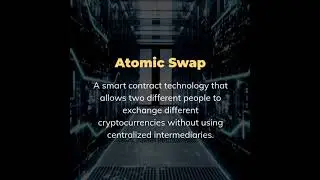 Atomic Swap - Cryptocurrency Concept