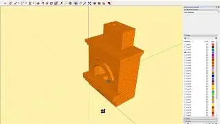 Laying out a brick fireplace
