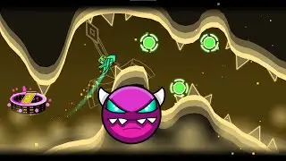 Gold Temple by Serponge | Medium Demon | ALL COINS | Geometry Dash