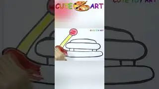 easy sled drawing #shorts
