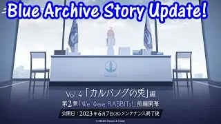 Reading new Blue Archive story [We Were RABBITs!]