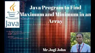 Java Program  |  To Find the Maximum and Minimum Element in an Array | Ubuntu 20.04