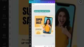 🖼️Image pop-out effect in Canva!