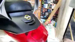 Honda Activa Matt Black stickering