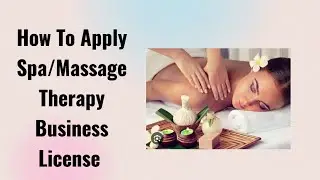Massage Therapy License Online Apply | Apply Online Massage Therapy License