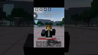 The most played games part 1 (I'm just starting to edit not so good) #roblox #shorts