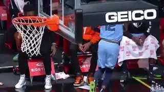 JA MORANT LEAVES GAME WITH AN ANKLE SPRAIN! PRAYERS UP #SHORTS