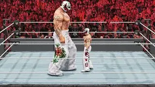 WWE 2K23 Giant Rey Mysterio vs Mini Rey Mysterio Match!