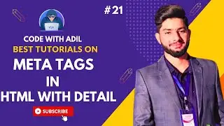 Meta Tags  | Web Development Full Course | HTML Tutorial #21
