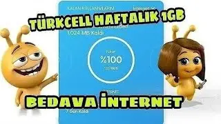 TURKCELL BEDAVA İNTERNET 2020 BİP 1GB (izle kazan)