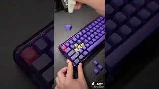 A Different Transparent Mechanical Keyboard #transparentkeyboard #mechanicalkeyboard #asmr