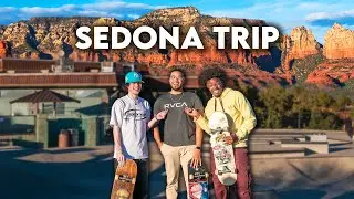 First Time Skating in Sedona!