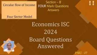 Economies -ISC Board Questions-SECTION B   4-MARKS  2024   PART-7