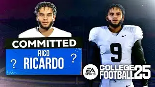 Creating a 4-STAR Recruit Wide Receiver! College Football 25 Road to Glory