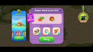 Gardenscapes Level 248 Walkthrough "No Boosters Used"