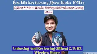 ||Unboxing and Review||Best Offbeat RIPJAW Wireless Laser Gaming Mouse (2.4GHz Wireless, Black,Grey)
