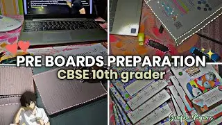 An Honest day in the life of CBSE class 10th student | Preparation for Pre-Boards 2023 | Study Vlog