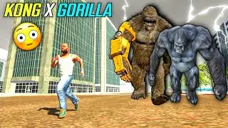 GORILLA AND KONG ATTACK'S ON FRANKLIN 😳 INDIAN BIKES DRIVING 3D