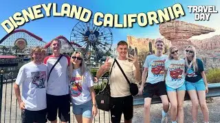 WE WENT TO DISNEYLAND CALIFORNIA!!!!- TRAVEL DAY VLOG 1 - DISNEYS CALIFORNIA ADVENTURE - CARS LAND