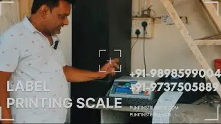 Weighing Scale that Prints Labels & Manages Inventory