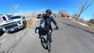 Insta360 X2 on Segway 260 electric dirt bike