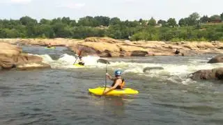 James River Canoe Hollywood Rapids 2 iPhone 4 Video