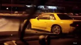 Skyline  Silvia Chaser  Уличный Дрифтоктан  Омск зима''14 15