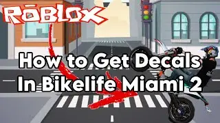 How To Get Decals/Textures On Your Bike In Roblox Bikelife Miami 2!