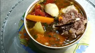 Шурпа узбекская, по самаркандским традициям.(Кайнатма шурва) Вкус бомба!