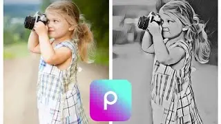 How to make pencil sketch in picsart || picsart tutorial by 505 tech & edits #picsart #edit