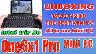 Unboxing OneGx1 Pro The best mini PC in the world Intel Core i7-1160G7 Intel Iris Xe Graphics